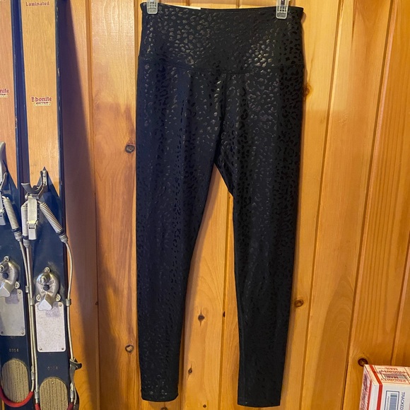 SO High Rise Sporty Legging Women’s Black Leopard Print - Picture 6 of 6